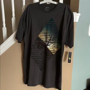 Black Graphic T-Shirt for Men